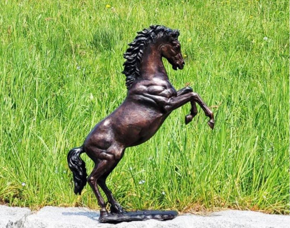 Bronze Rising Horse